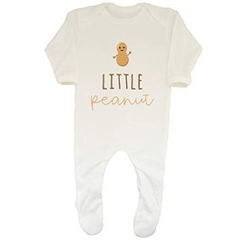 Shopagift Little Peanut Baby Sleepsuit Romper White