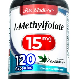 FITO MEDIC'S Lab | methylfolate |120 Capsules | folate Supplement | Methyl folate | methylfolate Supplement |Ultra high Absorption.