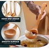 Natural Spoon Classic Wooden Soup-ladle Bamboo Kitchen dinnerware Tools (Ladle,