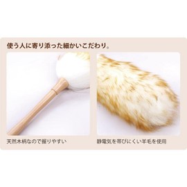 Dust Duster Duster Dust Duster Wool Duster Broom Handy Mop Cleaning Tool Room Cleaning Tool for Home and Car Dust Dusting Duster Natural Wooden Handle Fluffy Stylish