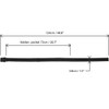 CampTeck U6889 Security Money Belt Hidden Cash Belt Anti-theft -