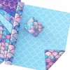 12 fogli di carta da regalo a forma di sirena,