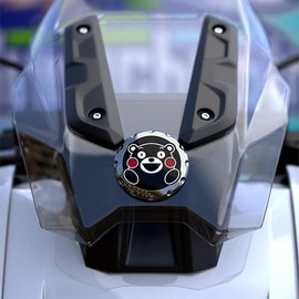 Bethel Motorcycle Emblem KUMAMON Kumamon Tank Emblem for Keys Kawaii MAMOE Kumamoto Bear Emblem (1)