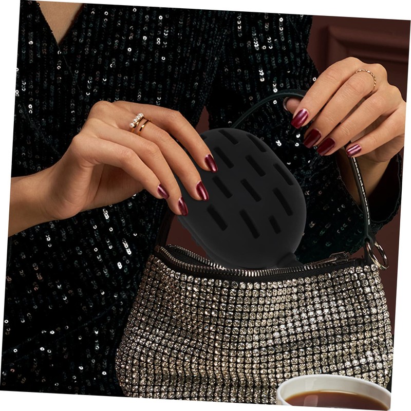 LALAFINA 3pcs Makeup Sponge Holder Portable Storage Case for Travel