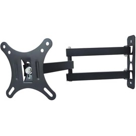 Yuarisx TV Wall Mount Articulating Tilt Swivel Extension Arm Full Motion Bracket Fit for 13 to 27 inch LED LCD Flat Panel Screen TVs and Computer Monitors