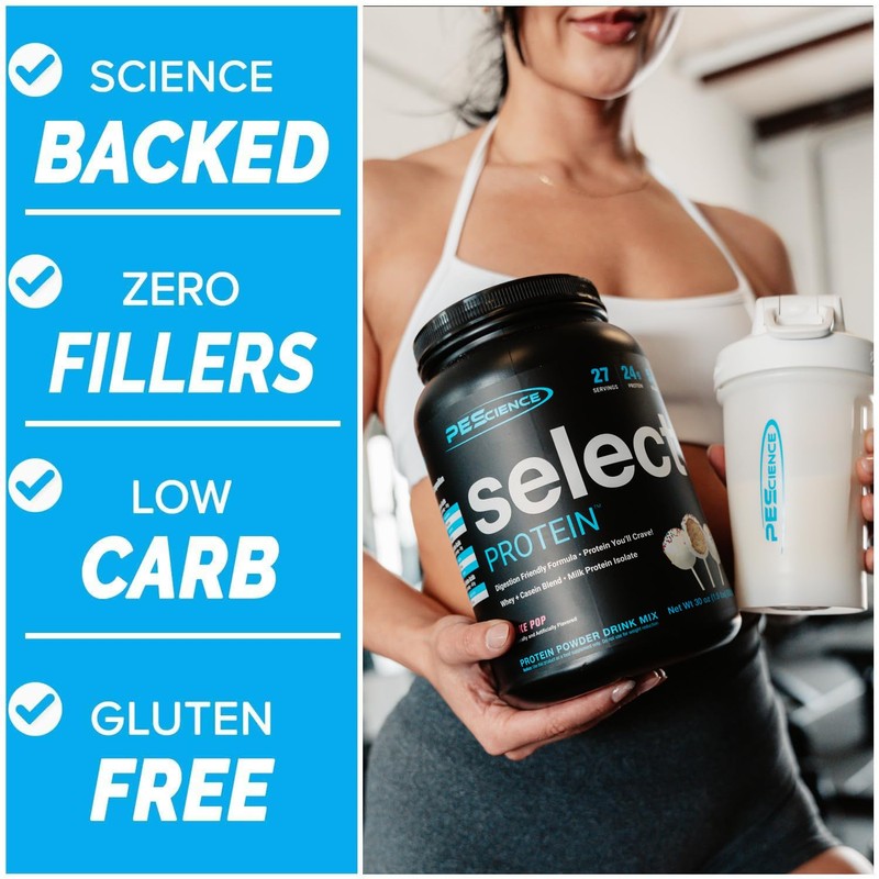 PEScience Select Protein Powder, Whey and Casein Blend, Clean Protein