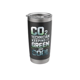 CO2 Tech Keeping It Green R744 Cooling Refrigeration Tech Stainless Steel Insulated Tumbler