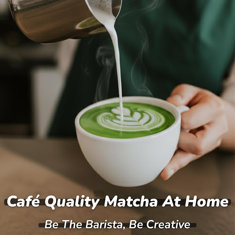 Matchaeco Bamboo Matcha Whisk | 100 Prong Traditional Chasen, Handcrafted