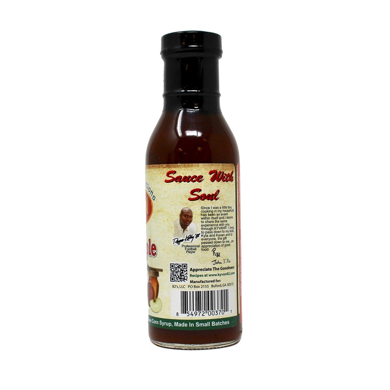 Kyvan Foods, Honey Apple BBQ Sauce, 15 Oz