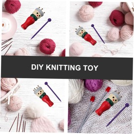 3pcs French Knitter Yarn Knitting Spool Kit Needle Doll Braided Craft Tool Sewing Jewelry Making