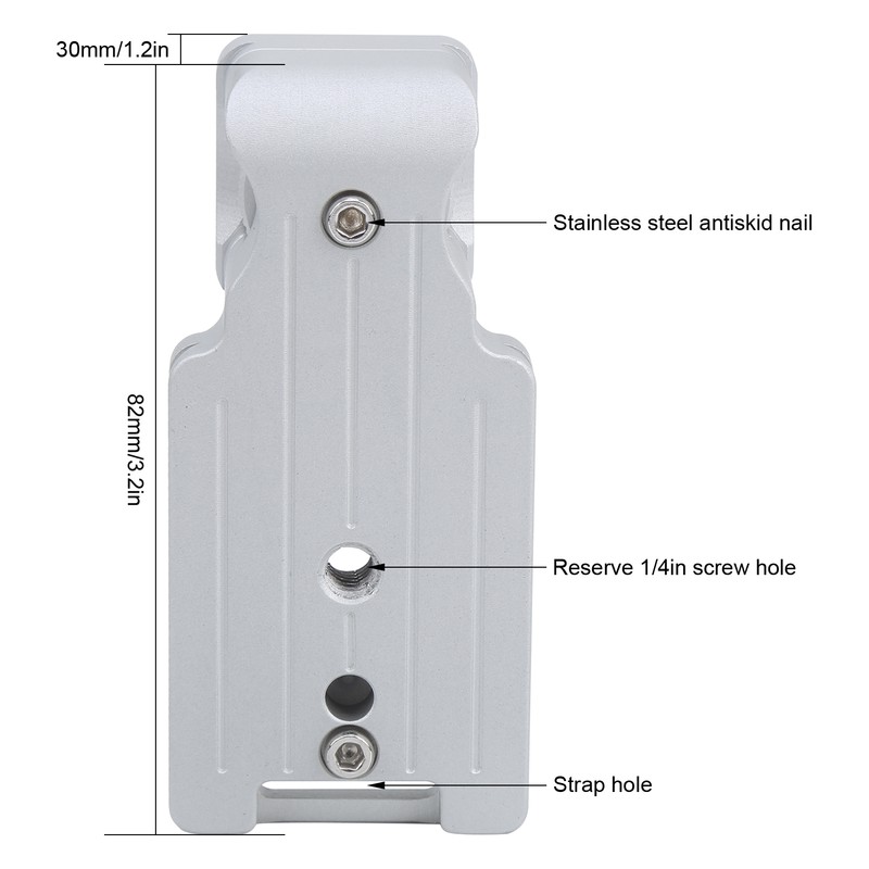 Aluminium Alloy Tripod Collar Replacement Base Foot for Canon 100‑400mmf4.5‑5.6L