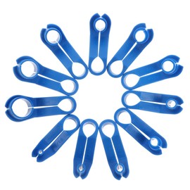 iplusmile Air Conditioning Pipe Clamp Car Air Conditioning Pipe Clamp Fuel Line Removal Tool Petrol Line Tool Set for Removing the Fuel Line Car Tools Plastic Blue Pack of 11