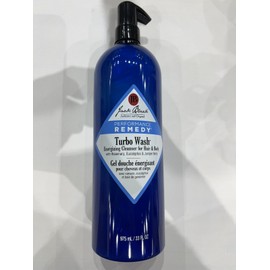 JACK BLACK TURBO WASH Energizing Cleanser For Hair & Body 33oz