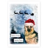 German Shepherd Dog Christmas Card