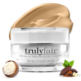 7 Glycolic Acid Concentrated Brightening Cream for women - Night cream - Shea Butter - Amino Acids - Paraben-free - 1.7 oz                            