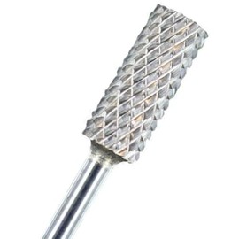 Medicool Silver Carbide Small Barrel Two-Way Bits File Shape and Shorten Nails Acrylic and Gel Nails 3/32" | TWS-CC2XX