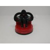 TWISTED CHEF KNIFE SHARPENER PULL DOWN SUCTION HANDLE.- Red