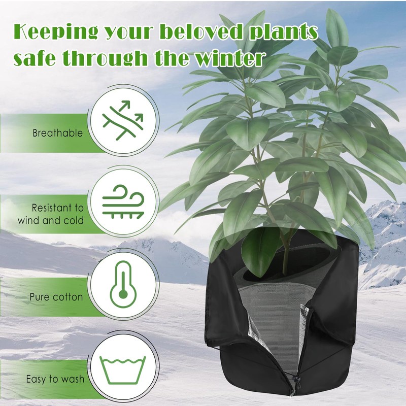 SilverChry Plant Protection Bag, Plant Roots Keep Warm, Plant Protection