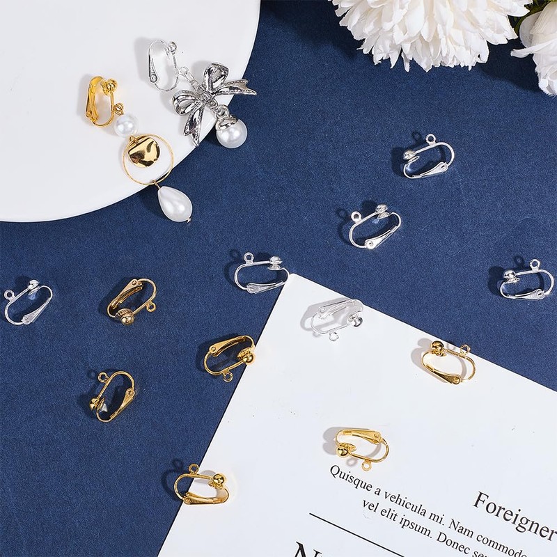 Beebeecraft 1 Box 36Pcs 18K Gold Plated 925 Sterling Silver
