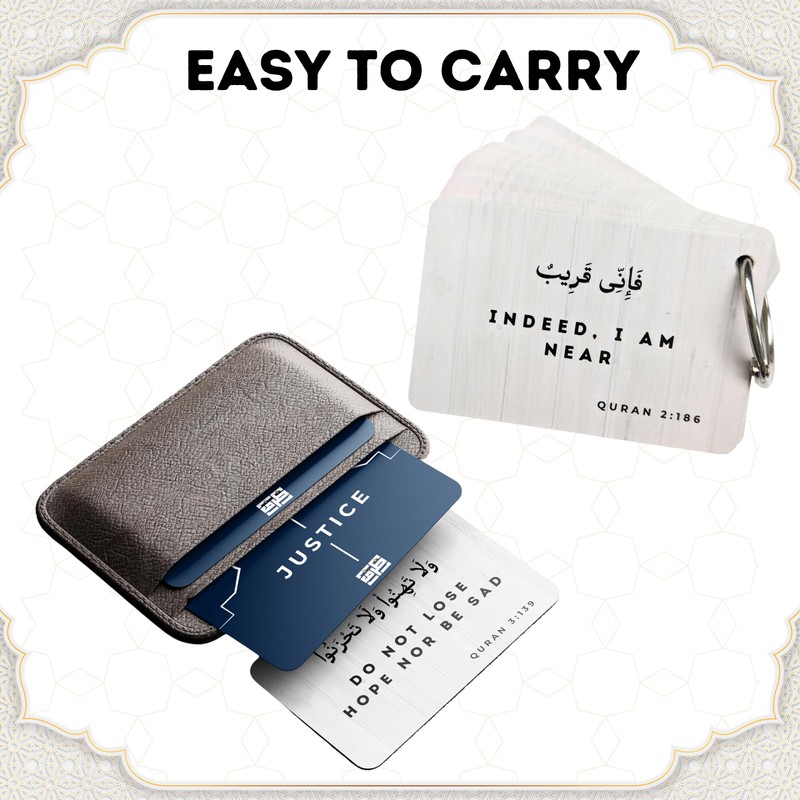 Islamic Affirmations Cards (30 Daily Reminders by Zarf), Spiritual, Quran