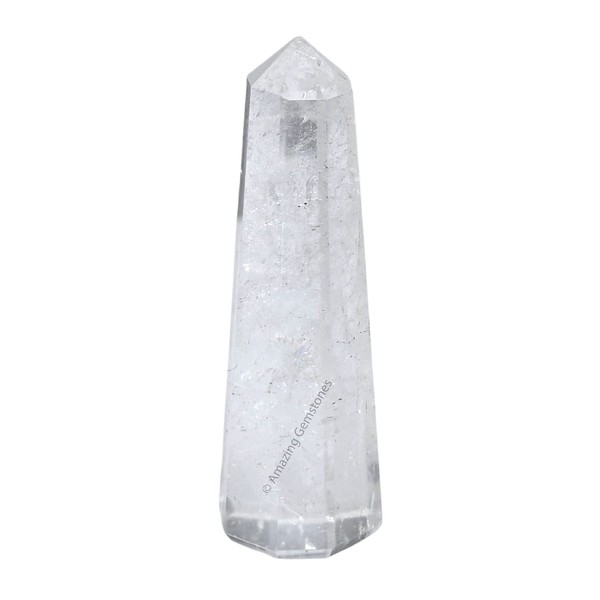 Clear Quartz Crystal Towers ~ Natural Healing Crystal Point Obelisk for Reiki Healing and Crystal Grid (3" to 4" INCH)
