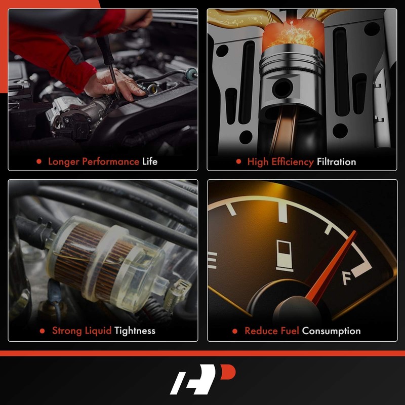 A-Premium Fuel Filter Assembly Compatible with Land Rover Range Rover