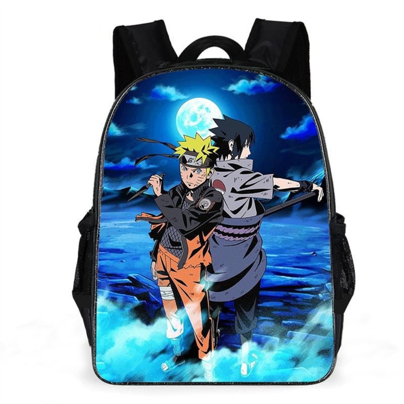 3Pcs Anime Kid Bookbags Set Cartoon Backpack with Messenger Bag