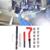 17-Piece M12x1.5 Thread Repair Tool Set, Thread Inserts Inner Helicoil