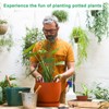 Qaobo Plant Trellis for Potted Plants 4 Pack Stackable Indoor