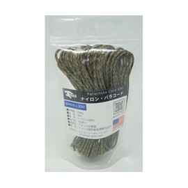 TIGER S-3301 Tiger Paracord Multi Camo, 11.8 x 0.2 inches (30 m) x 4 mm