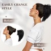 Ponytail Hair Extension 30 cm Straight Ponytail Hair Bun Extension