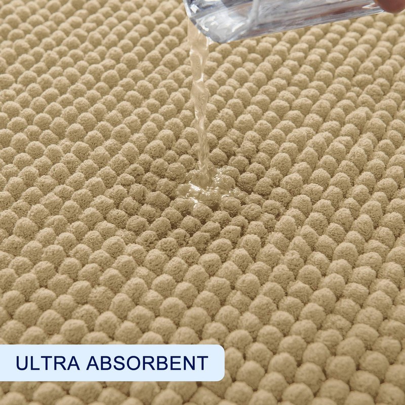 SU SUBRTEX Bath Mat Soft Rugs for Bathroom Shower Carpet