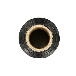 Sanyu Industry HR-3860 Mini Binding Wrap, Black, Width 2.0 inches (50 mm) x Length 392.4 ft (100 m) x Thickness 20μ, Packaging, Bundling, Cardboard, Wrap, Roll, Handy