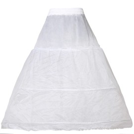 HIMRY® KXB-0005 Hooped Skirt, 3 Ring Adjustable Petticoat Underskirt Krinoline - Petticoat