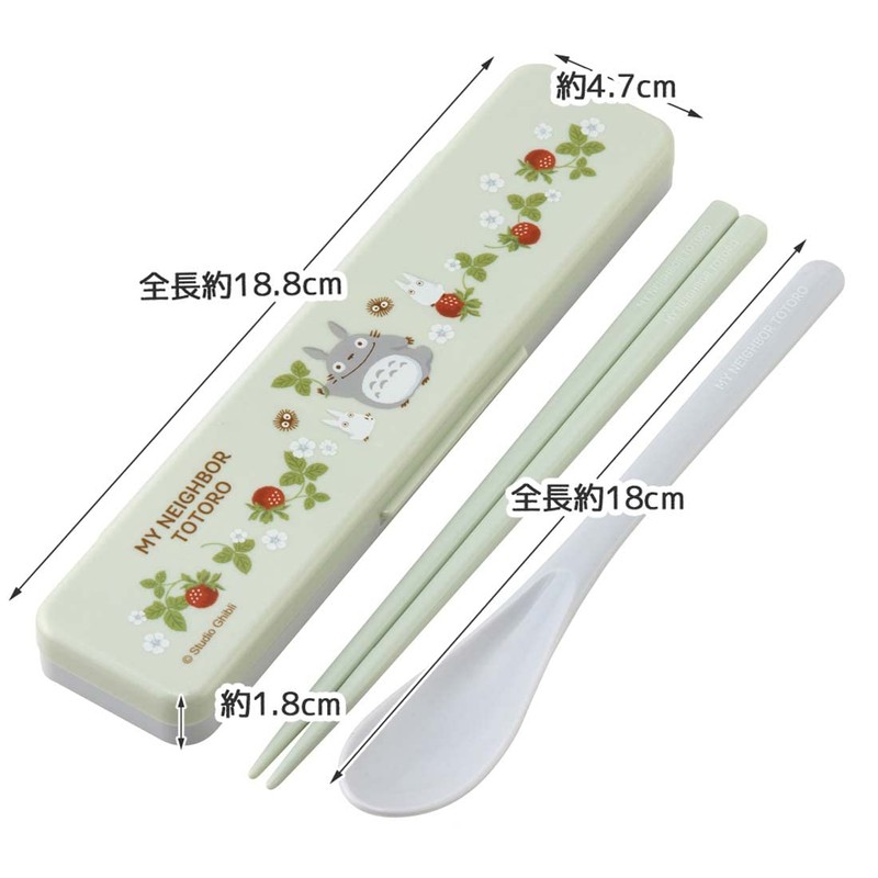 Skater CCS3SAAG-A My Neighbor Totoro Chopsticks & Spoon Set, 7.1