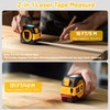 SAVSEC 2 in 1 Laser Tape Measure, Rechargeable 131ft Laser