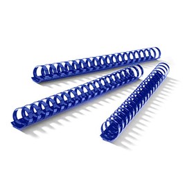 12mm Plastic Binding Combs Blue - 20 or 21 Ring (Box of 100)