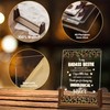 HONOCOOLS Acrylic Plaque LED Walnut Picture Frame (Bestie Style 1)