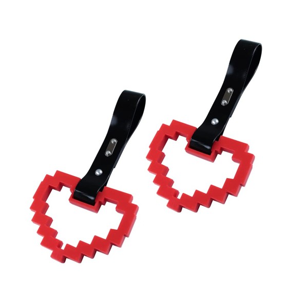 JDM TSURIKAWA Red Masic Heart Ring Subway Train Bus Handle