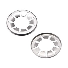 sourcing map Internal Tooth Washers M20 x 40mm Stainless Steel Push On Washer ing Clips Fastener 50pcs