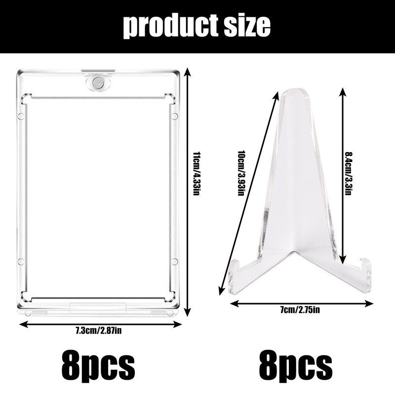 Magnetic Card Holder 35PT Card Holder: Nizirioo Set of 8