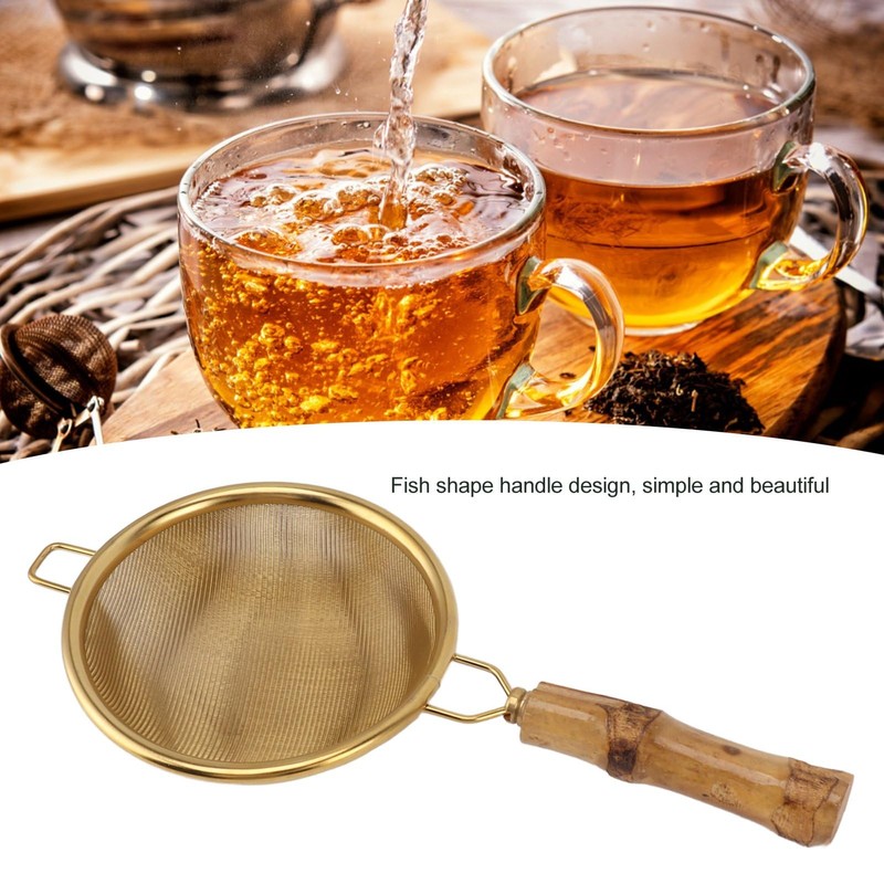 Fine Mesh Chai Tea Strainers, Stainless Steel Mesh Tea Infuser