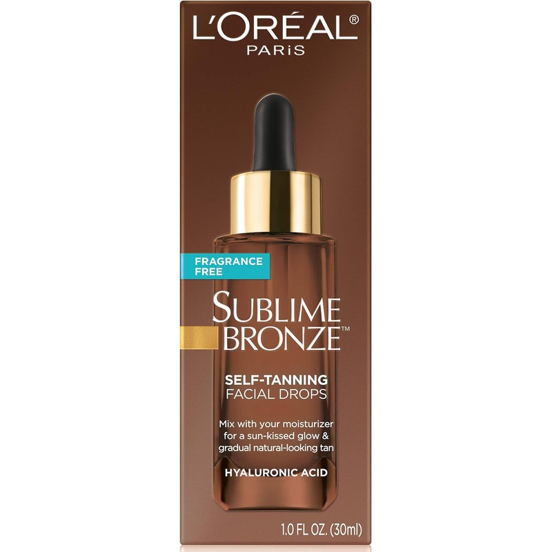 L'OREAL PARIS - Gotas Autobronceadoras Faciales con Ácido Hialurónico, 1