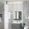 ENGA Straight Shower Arm with Flange, 6 Inch Ceiling Mount