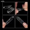 NMKL38 150PCS Dual Nail Forms 15 Sizes Extension Poly Nail
