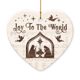 VeryHomy 2024 Christian Christmas Ornaments | Catholic, Religious Gifts for Women, 2024 Nativity Ornaments for Christmas Tree | Decorative Hanging Ornaments for Christmas Decor, Ideal Catholic Gifts