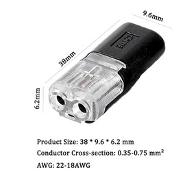 Car Plug Connector 20 Pieces 18-22AWG Waterproof Cable Connector 2-Pin Cable Connector Low Voltage for Car Truck Kayak Boat