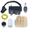 For HUSQVARNA Ignition Coil Air Filter Kit For HUSQVARNA 445
