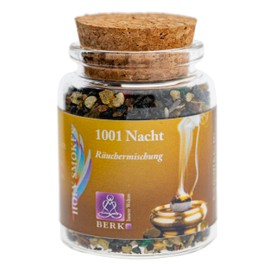 1001 Night Resin Mixtures Berk Incense Mix in Flashes Scented Woods, Herbs, Flowers for Smoking on Sieve and Charcoal, Natural Pure Incense for Relaxation, Cleaning