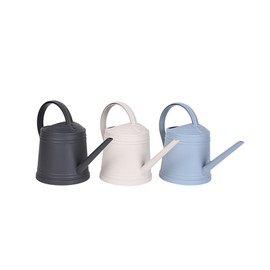 1.8 L Imitation Tin Long Spout Watering Cans Home Balcony Watering Cans Large Capacity Garden Tools Small Flower Boxes (Grey, One Size)